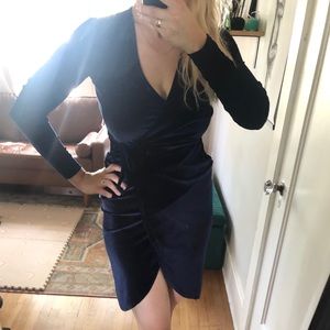 VELVET BLUE DRESS
